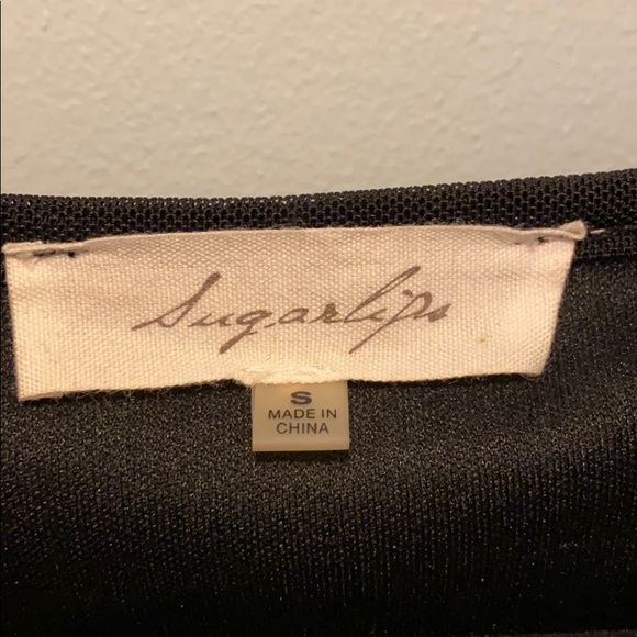 Black Sequin T-shirt - Picture 2 of 5